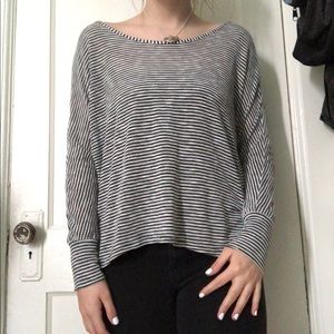Striped long sleeved shirt